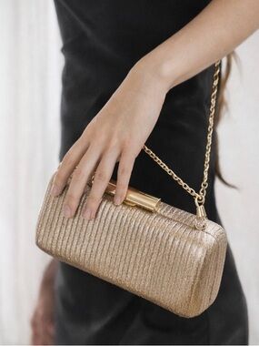 Chic Metallic Clutch